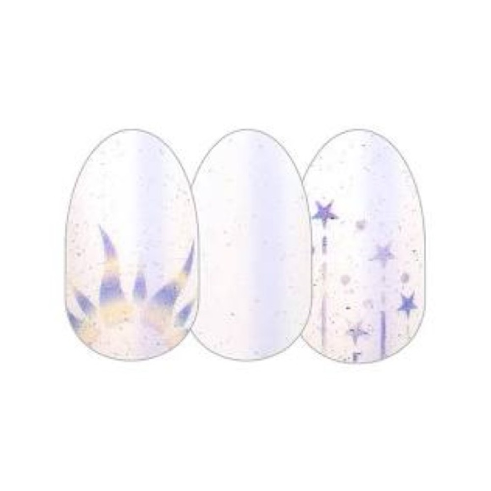 Color Street Into the Cosmos RETIRED Purple and White Nail Set
